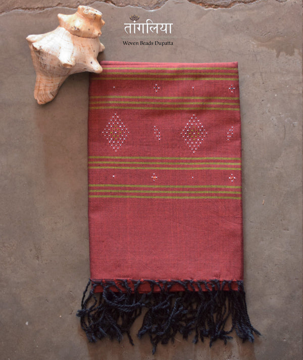 TANGALIYA COTTON HANDWOVEN DUPATTA