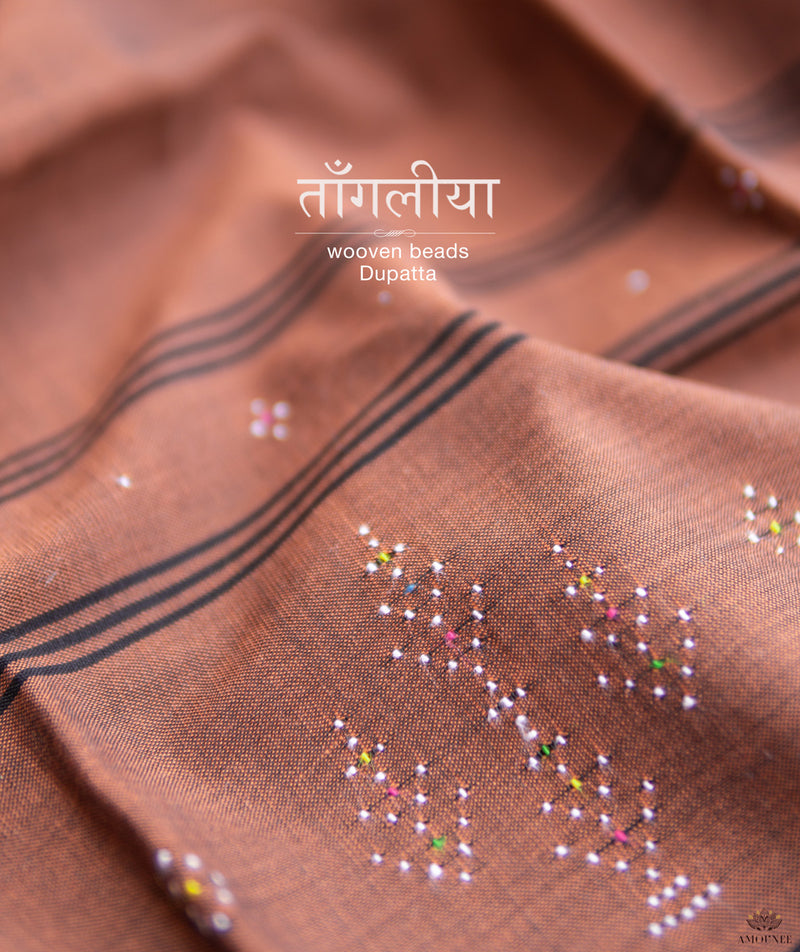 TANGALIYA COTTON HANDWOVEN DUPATTA