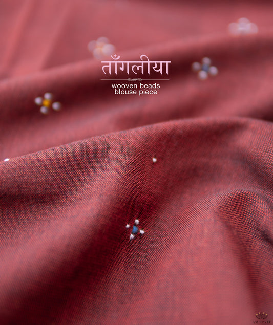 TANGALIYA COTTON HANDWOVEN BLOUSE PIECE