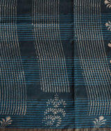 Dabu Chanderi Handblock Printed Saree