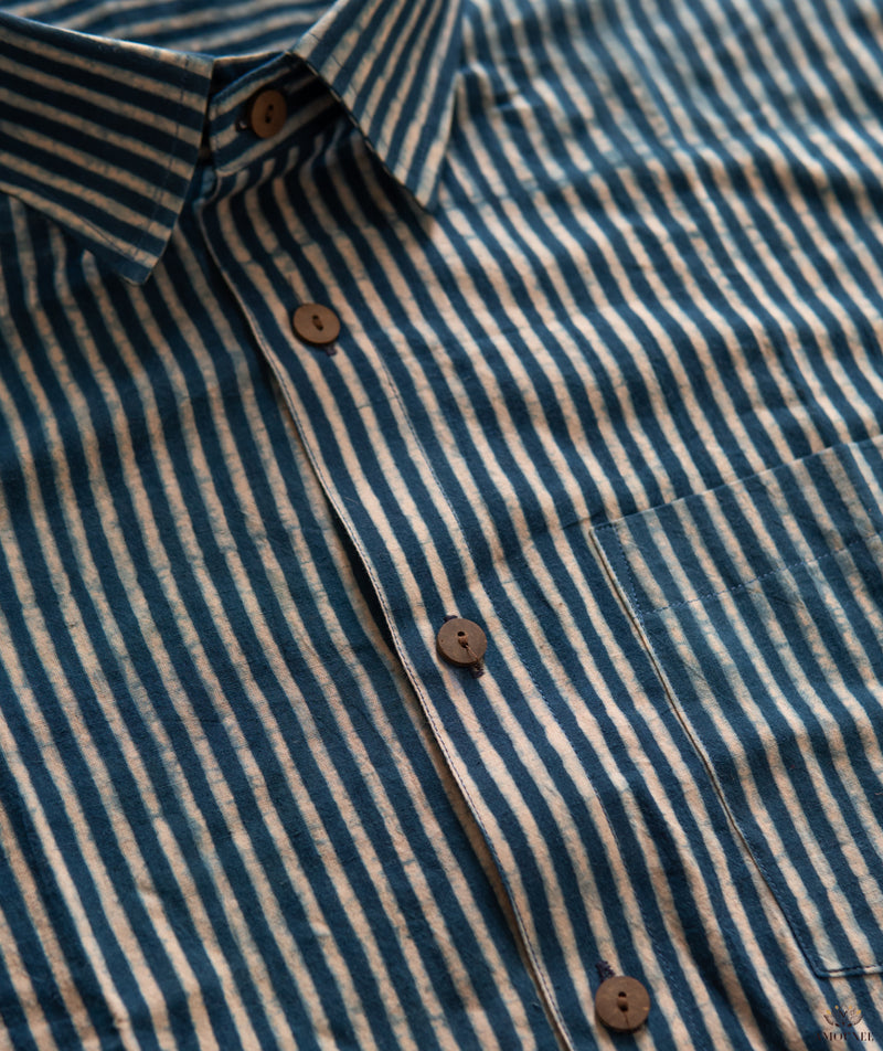 Men's Cotton Ajrakh Shirt