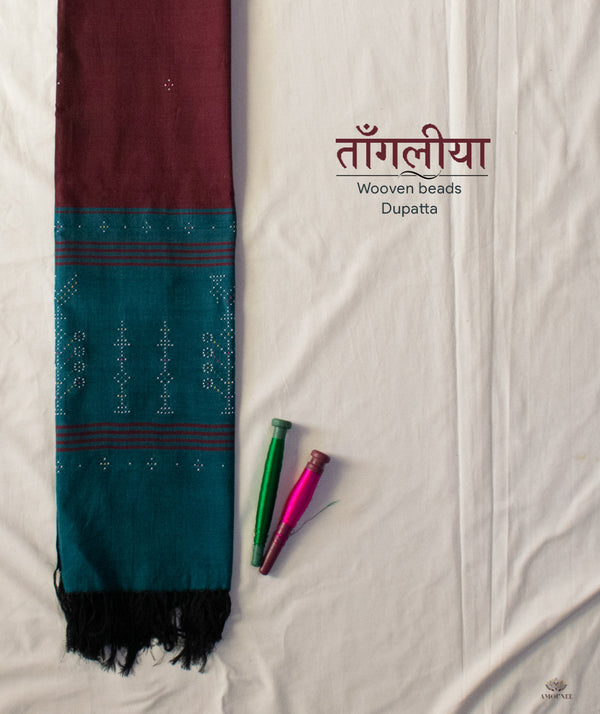 TANGALIYA COTTON HANDWOVEN DUPATTA