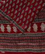 Bagru Gajji Silk Saree