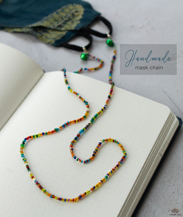 Hand Beads Mask Chain (Set of 2)