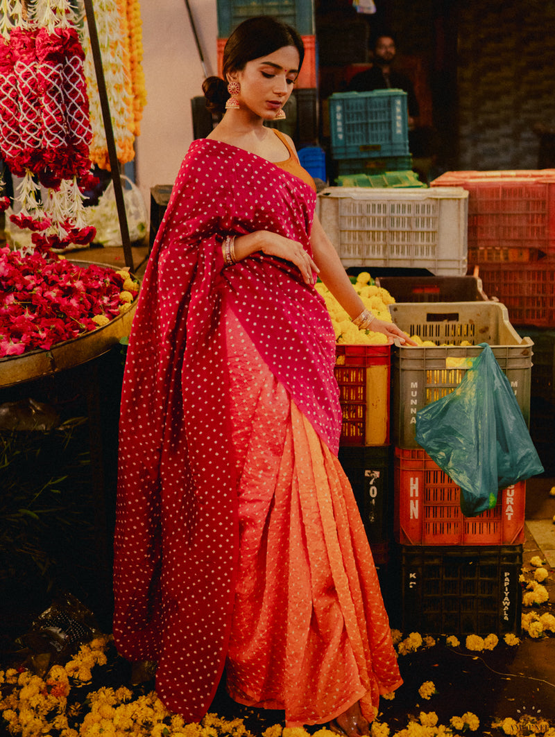 Bandhani Saree - Buy Traditional Bandhani Sarees for women online