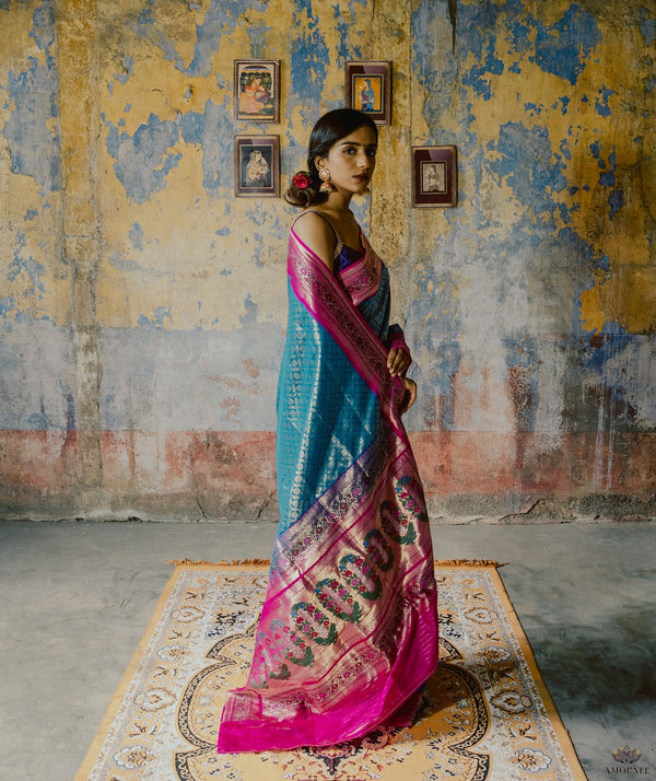 ASHAWALI BROCADE SILK SAREE