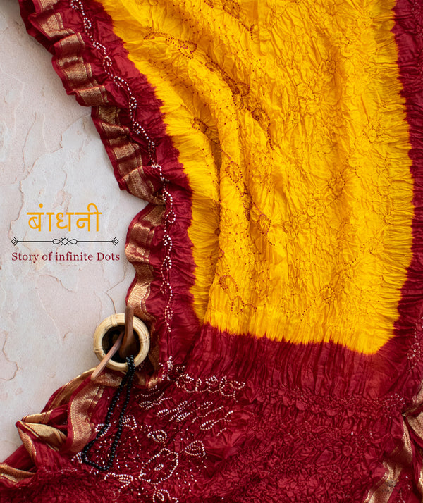 BANDHANI SILK SAREE