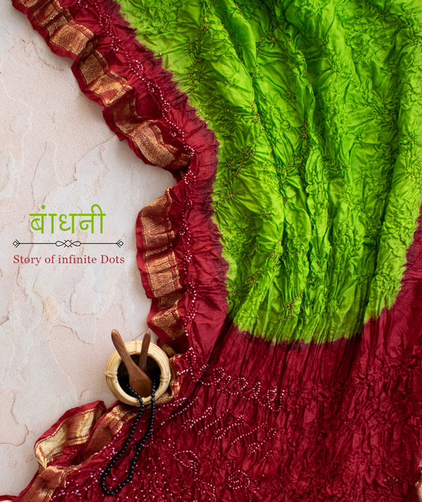 BANDHANI SILK SAREE