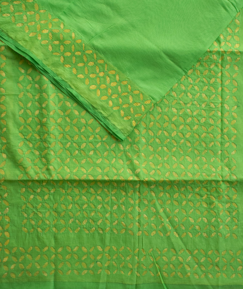 Applique Cotton Saree