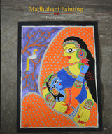 Madhubani Hand Painting: Krishna Yashoda