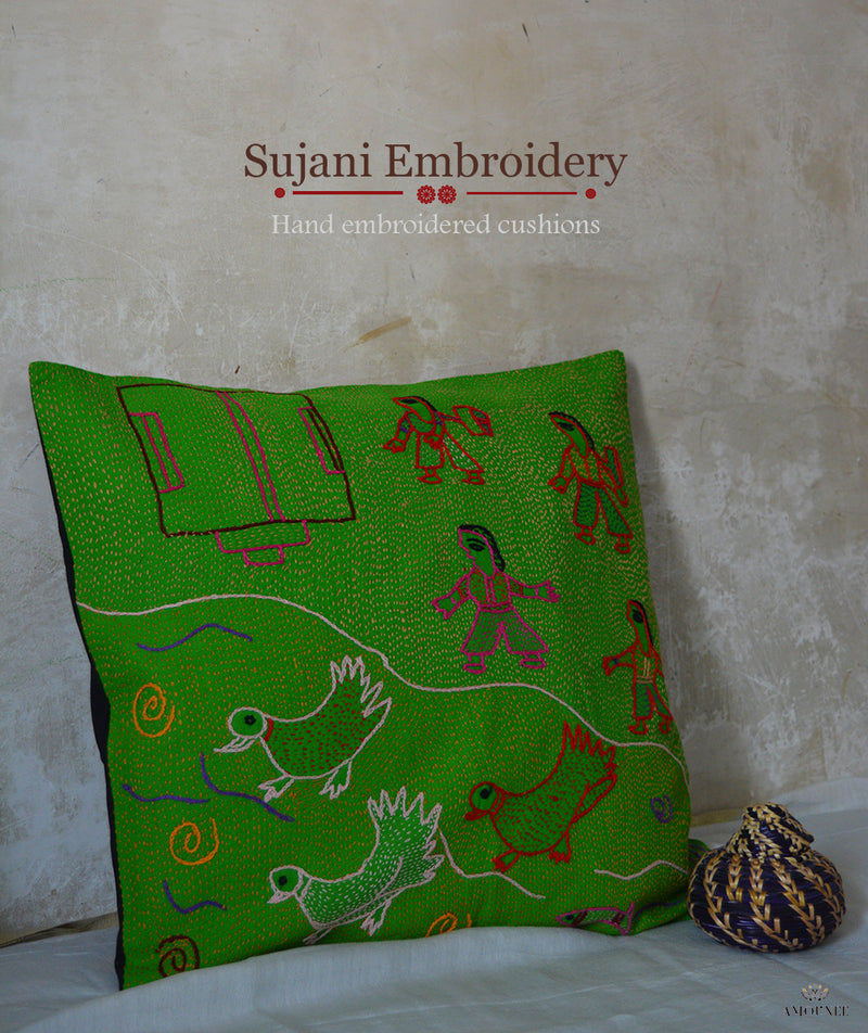 Sujani Hand Embroidered Cushions