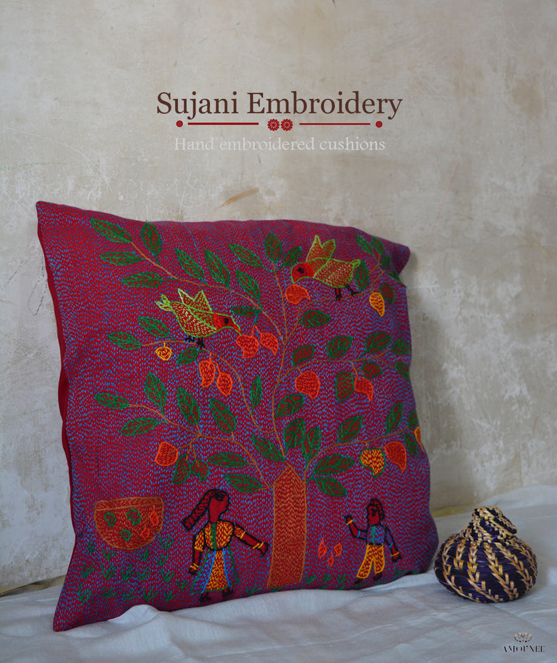 Sujani Hand Embroidered Cushions