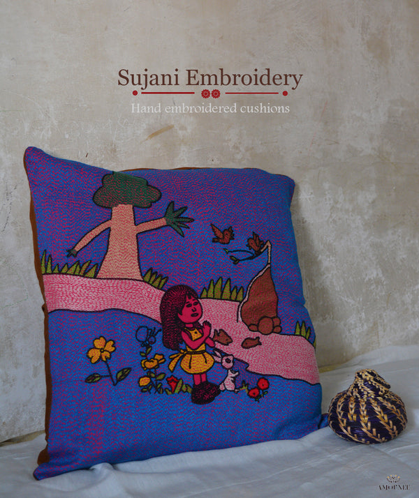 Sujani Hand Embroidered Cushions