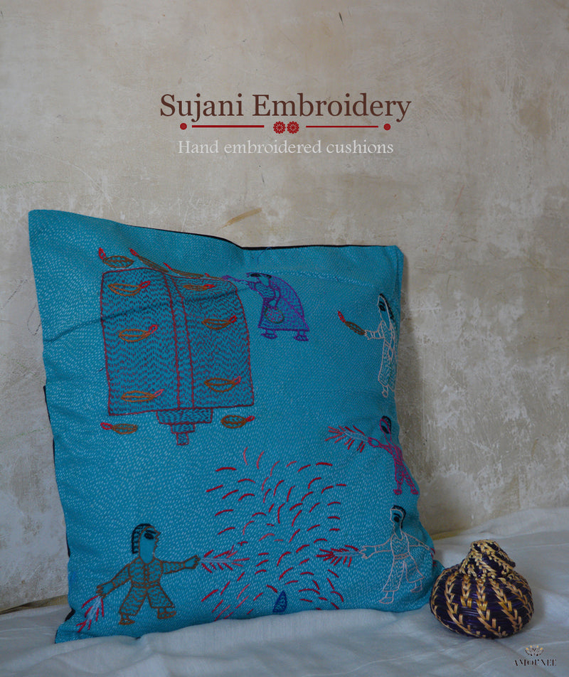 Sujani Hand Embroidered Cushions