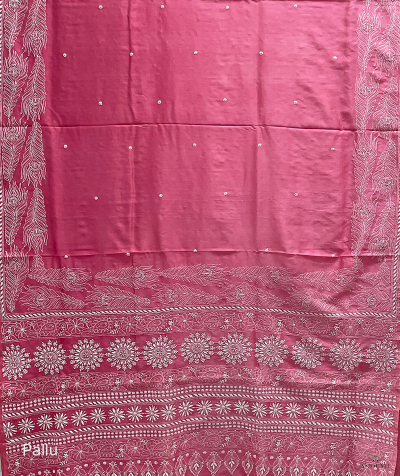 Chikankari Hand Embroidered Saree