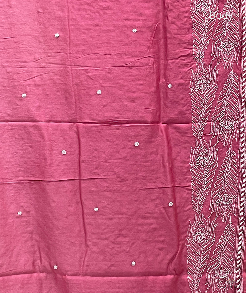 Chikankari Hand Embroidered Saree