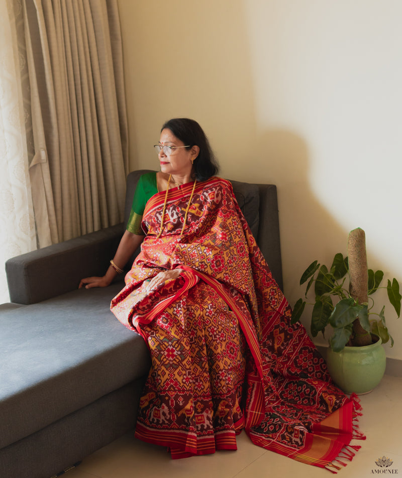 Patola Single Ikat Sarees