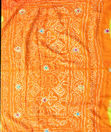 Bandhani Embroided Georgette saree