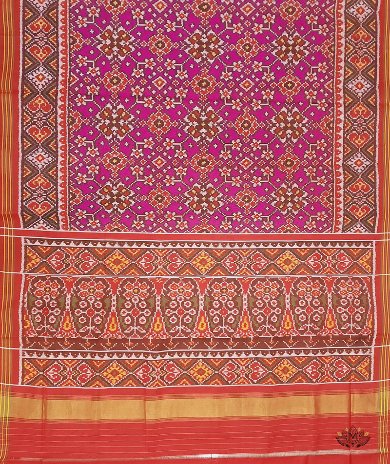 Patola Semi Double Ikat Sarees