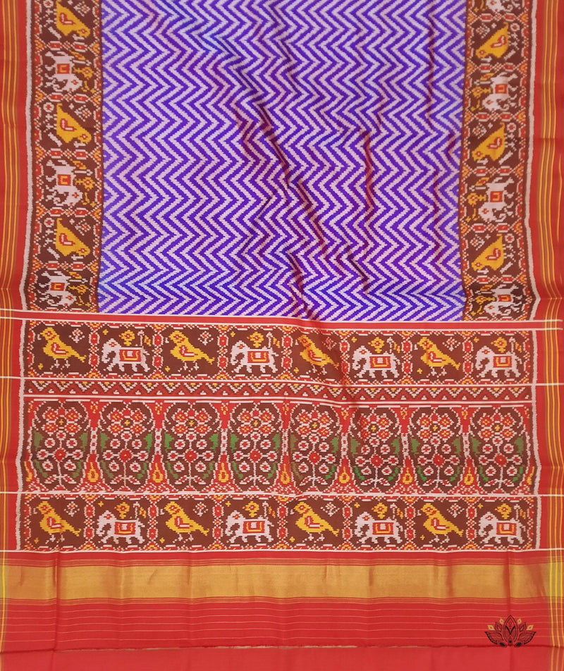 Patola Semi Double Ikat Sarees