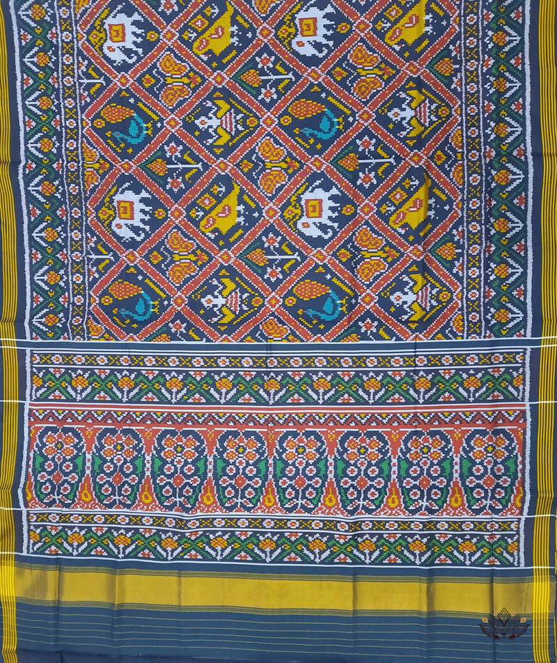 Patola Semi Double Ikat Sarees