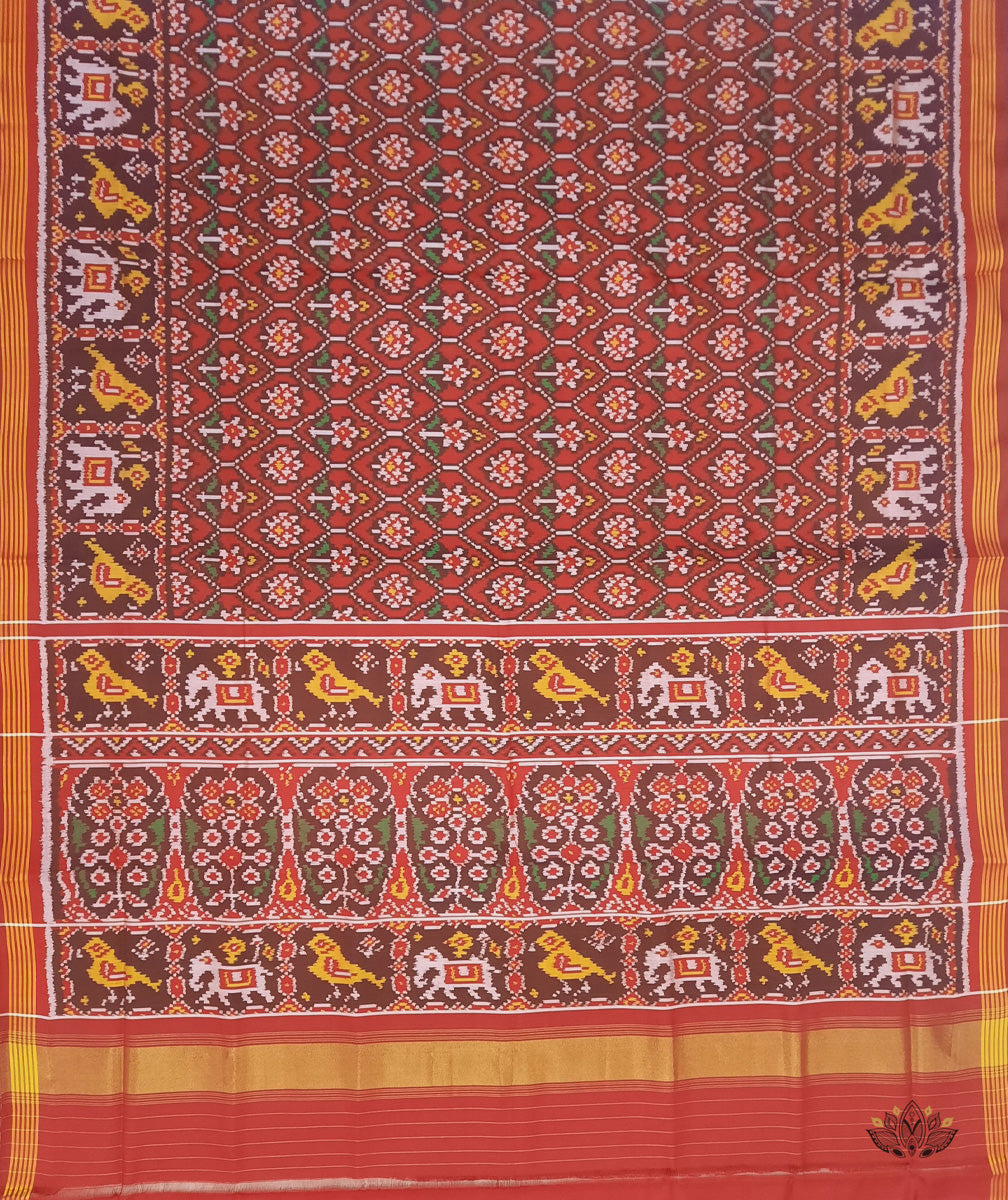 Patola Semi Double Ikat Sarees