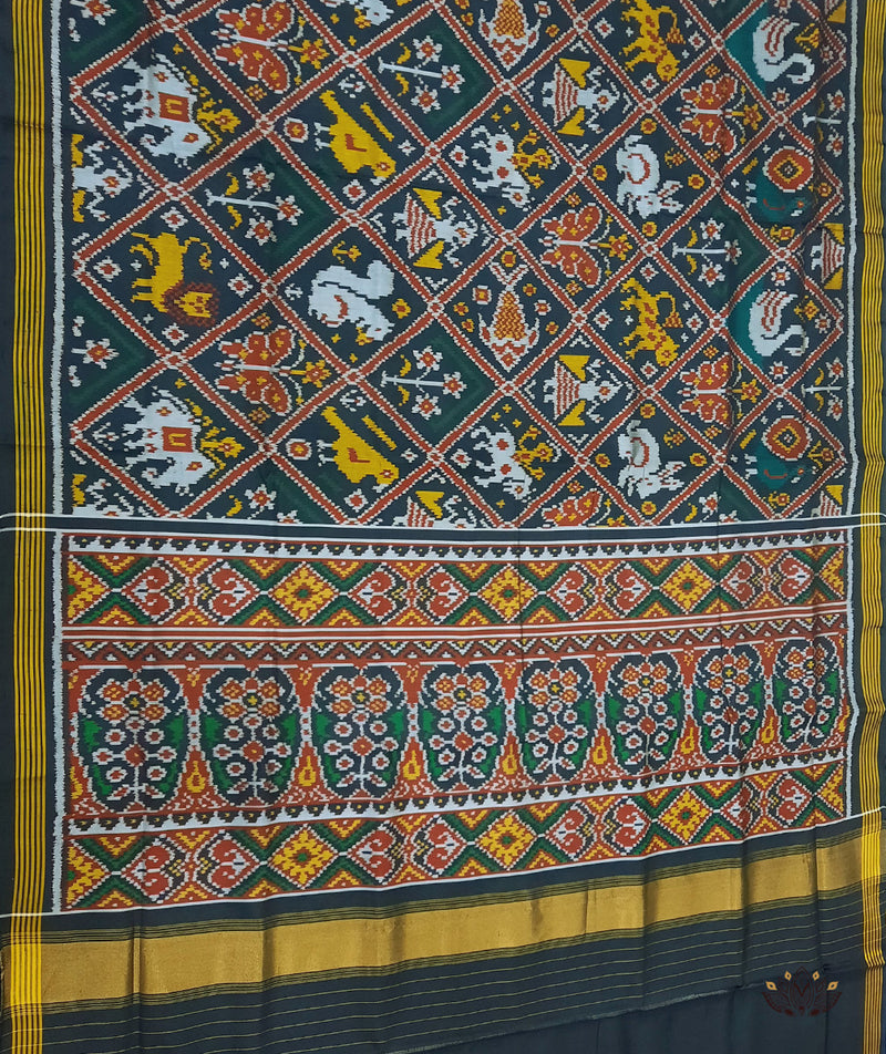 Patola Semi Double Ikat Sarees