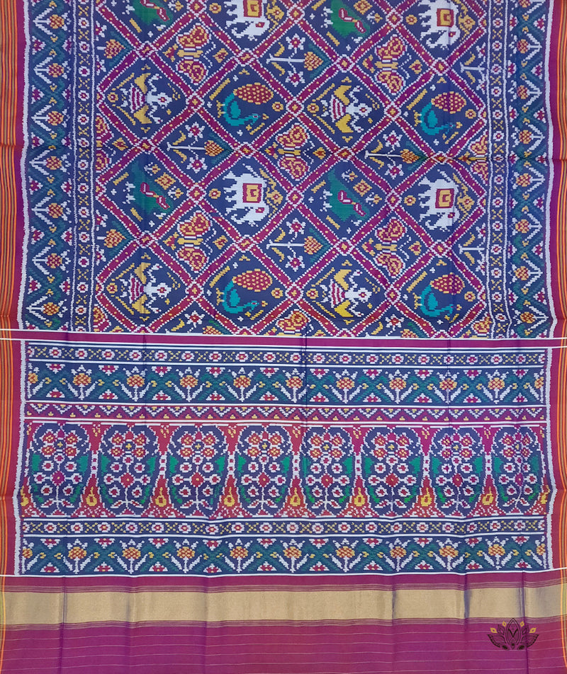 Patola Semi Double Ikat Sarees