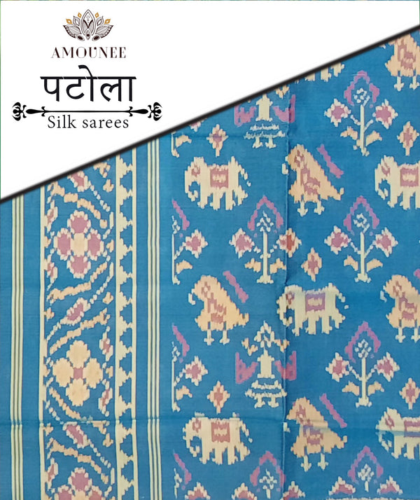 Patola Single Ikat Sarees