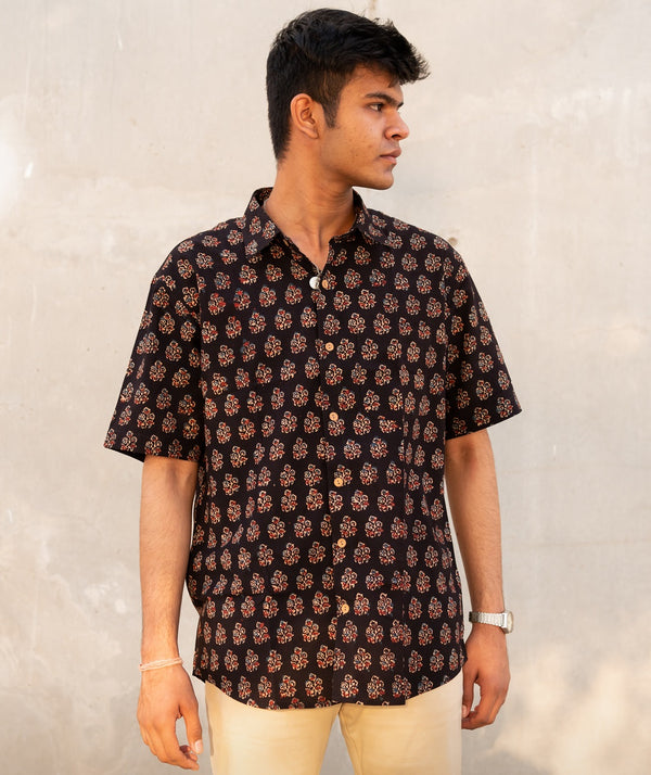 MEN'S COTTON AJRAKH SHIRT