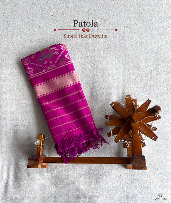 SINGLE IKAT PATOLA DUPATTA - new