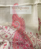 Sozni Hand Embroidered Stole