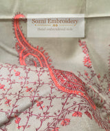 Sozni Hand Embroidered Stole