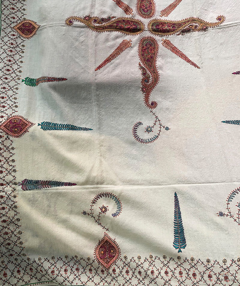 Sozni Hand Embroidered Stole