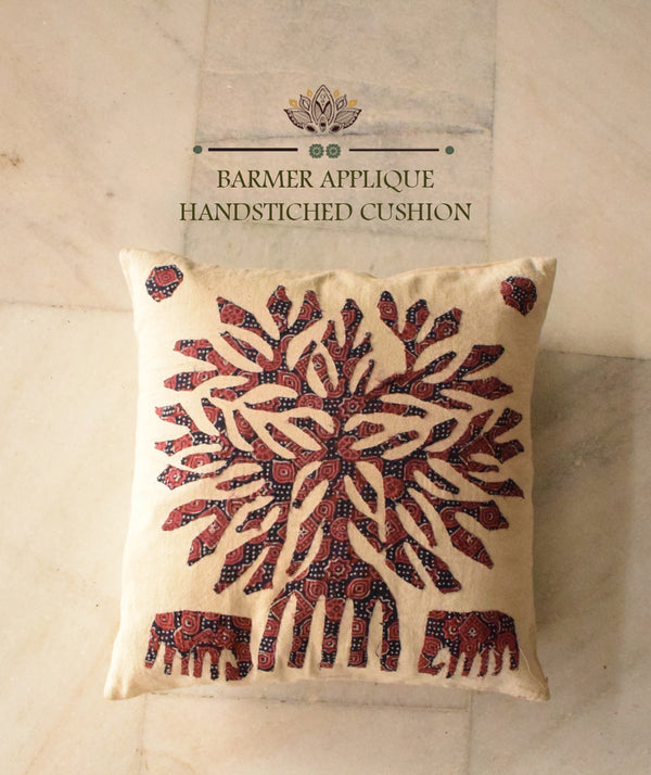 Barmer Applique Cushion