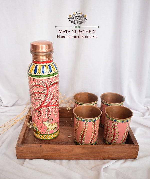MATA NI PACHEDI HAND PAINTED BOTTLE