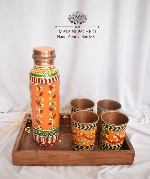 MATA NI PACHEDI HAND PAINTED BOTTLE