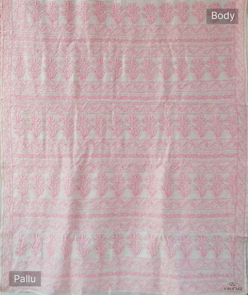 Chikankari Hand Embroidered Saree