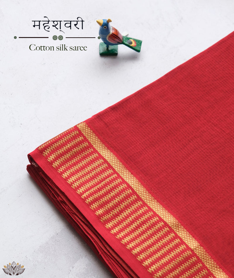 MAHESHWARI COTTON SILK SAREE