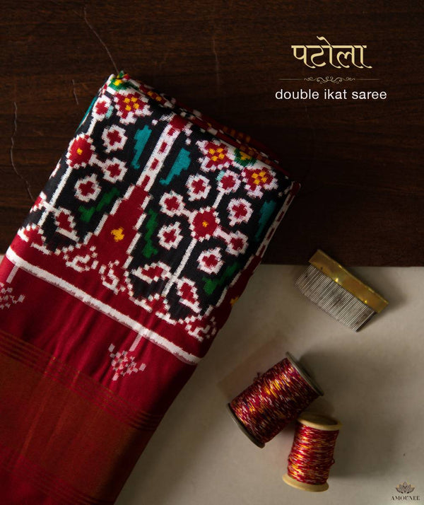 Double Ikat Patola Saree