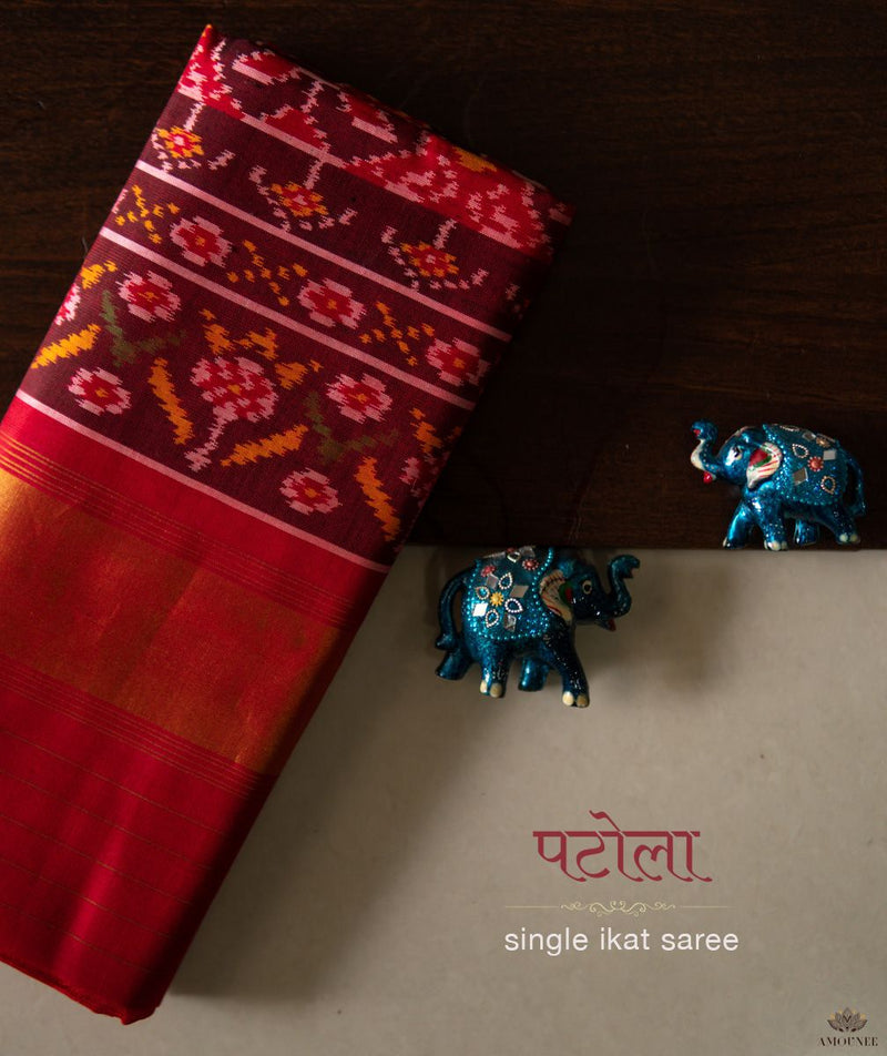 SINGLE IKAT PATOLA SAREE