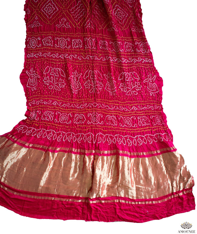 BANDHANI GAJJI SILK SAREE