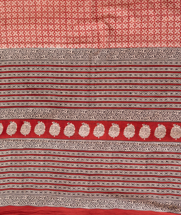 Bagru Handblock Printed Cotton saree