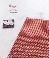 Bagru Handblock Printed Cotton saree