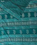 Cotton Dabu Handblock Printed Saree