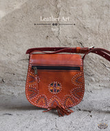 Leather Art Bag