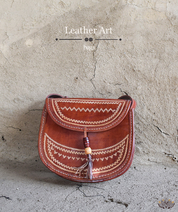 Leather Art Bag