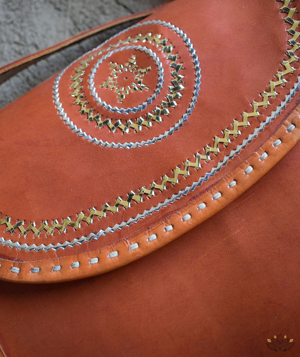 Leather Art Bag