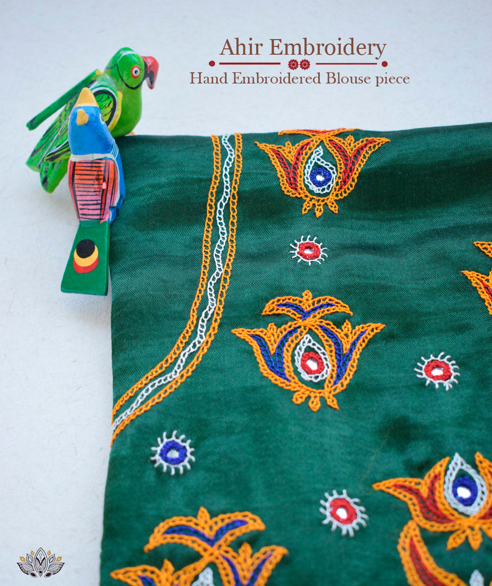Ahir embroidery Blouse piece