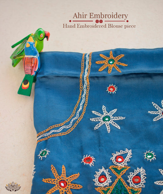 Ahir embroidery Blouse piece
